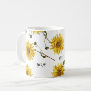 Mug Personnaliser de tournesol