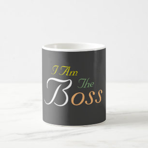 Mug Personnaliser Je Suis Le Patron Gray Clair
