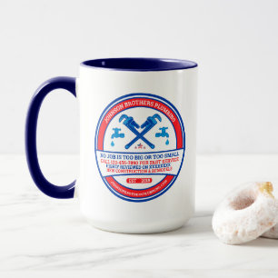 Mug Personnaliser la fenêtre d'affaires du plombier