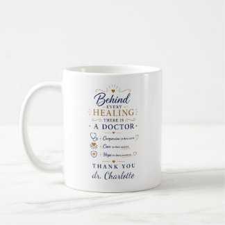 Mug Personnaliser la reconnaissance du médecin Merci m