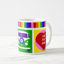 Personnaliser l'amour et la paix Camper Van Life
