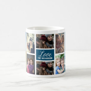 Mug Personnaliser le Collage de huit photos