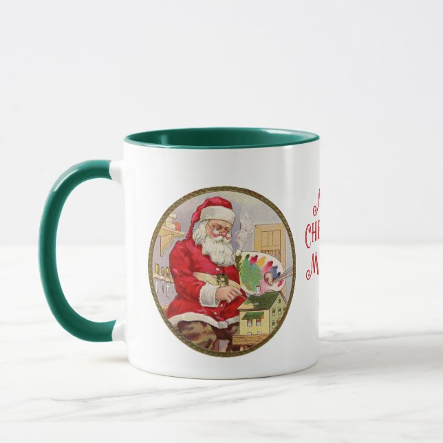 Mug Personnaliser le message et l'année Artiste Père N (Gauche)
