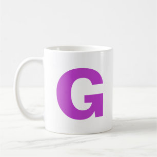 Mug Personnaliser le script moderne violet premier mon
