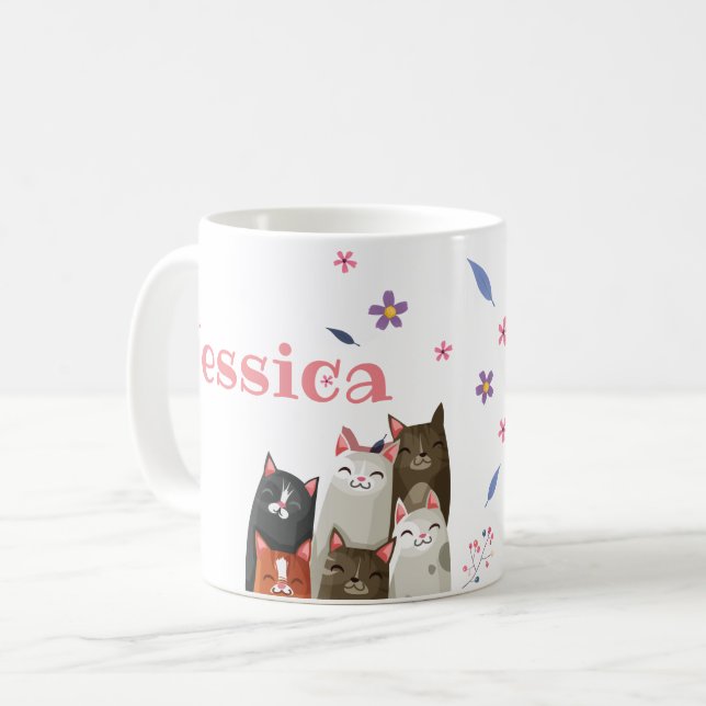 Mug Personnaliser les chats sucrés (Devant gauche)