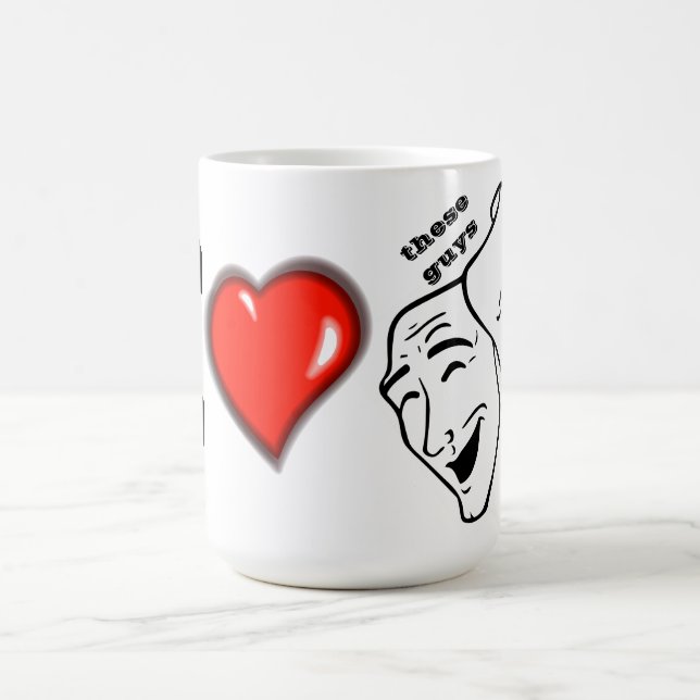 Mug Personnaliser les masques dramatiques (Centre)