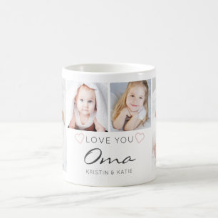 Mug PERSONNALISER LOVE YOU OMA manuscrit 4 Photo