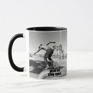 Mug Personnaliser, Patiner Manger Sleep Répéter