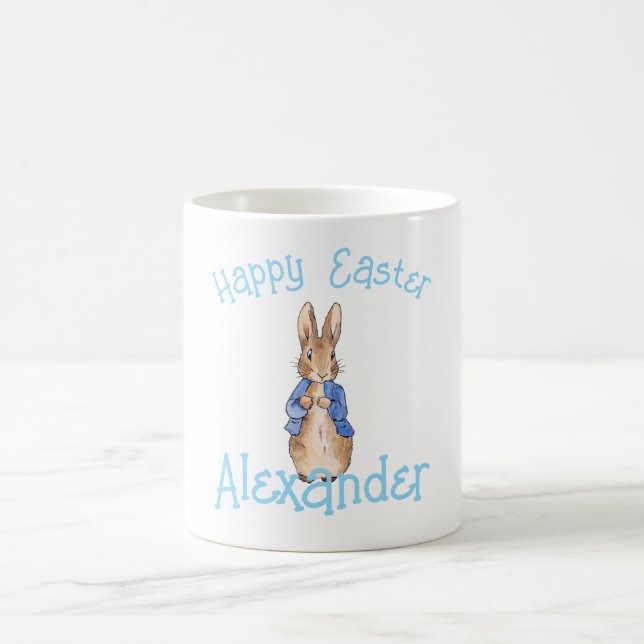 Mug Personnaliser Pierre le lapin Joyeux Pâques (Centre)