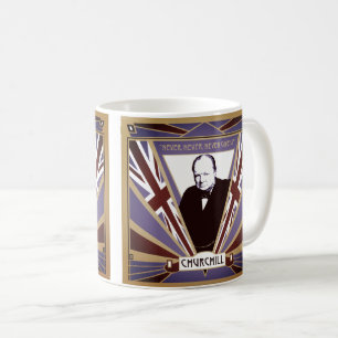 Mug Personnalisez l'art déco Union Jack de Winston