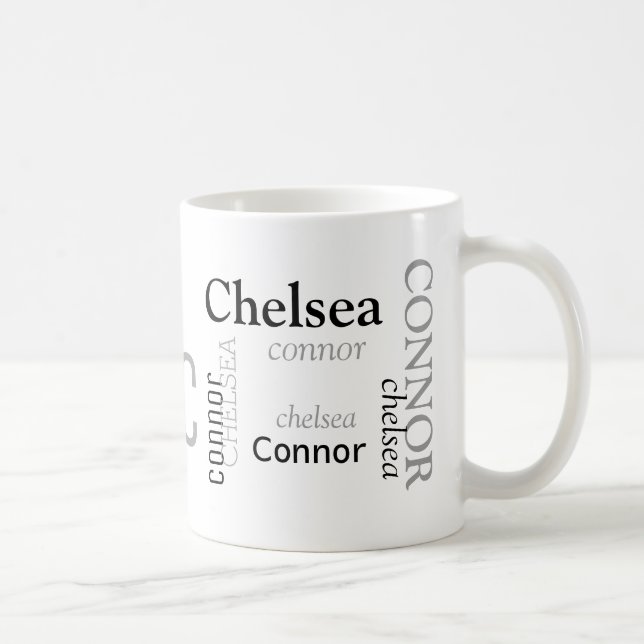 Mug Personnalisez les conceptions de signature de (Droite)