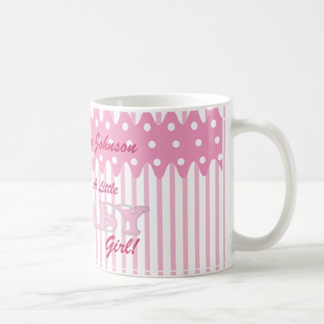 Mug Personnalisez les ours de bande dessinée de bébé (Droite)