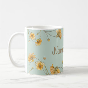 Mug Personnalisez Personnalisez Floral Coffee Tea Cup 