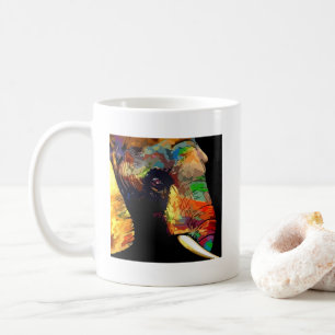 Mug Personnalité de la tête d'éléphant