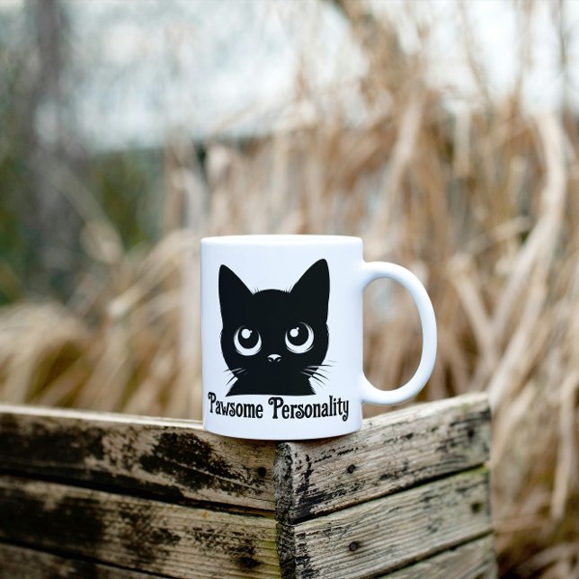Mug Personnalité Pawsome Design de chat (Créateur téléchargé)