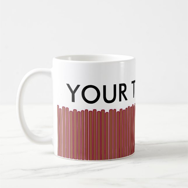 Mug Personnalized Funny Privacy Fence Graphic (Gauche)
