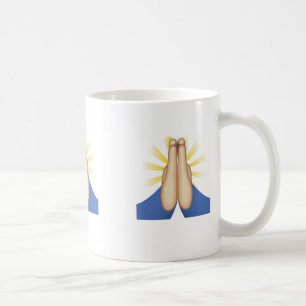 Mug Personne avec les mains pliées Emoji