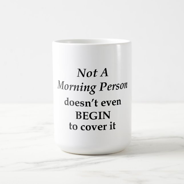 Mug Personne Du Matin (Centre)