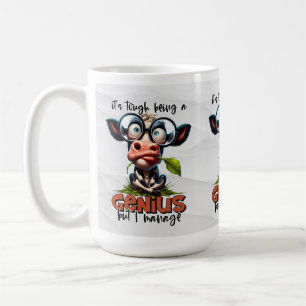 Mug Personne intelligente géniale et drôle avec des va