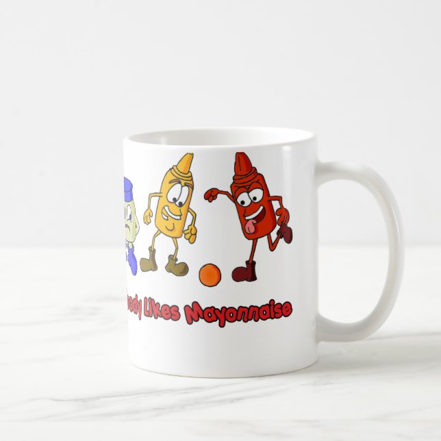 Mug Personne n'aime la mayonnaise (Droite)