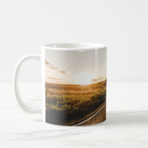 Mug Personne qui court sur la route le matin