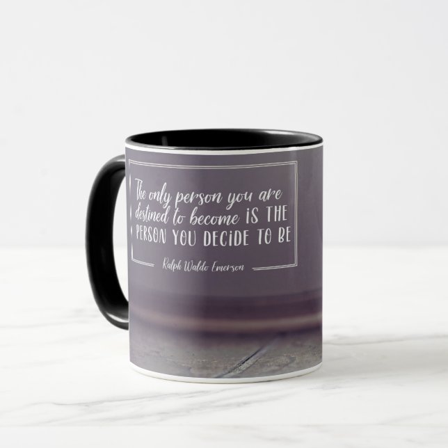 Mug Personne vous êtes destinés pour devenir (Devant gauche)