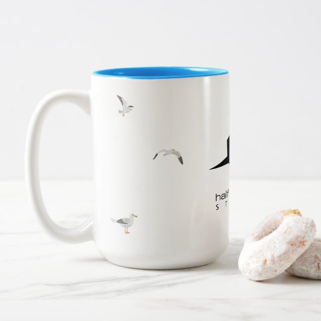 Mug personnel HMB - Edition spéciale Ocean Blue (Avec donut)