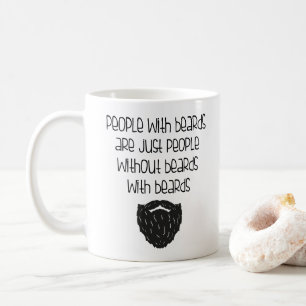Mug Personnes avec barbe Funny Father Anniversaire Sar