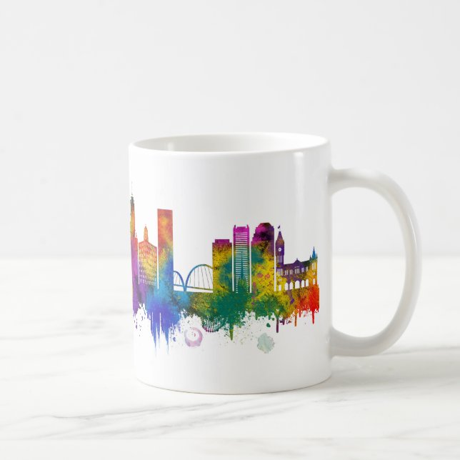 Mug Perth Australia Skyline (Droite)