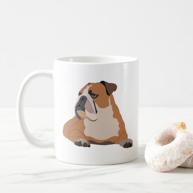 Mug Pet Bulldog anglais (Avec donut)