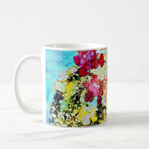 Mug Pétales ! Carte d'accueil vierge aux beaux-arts