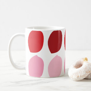 Mug Pétales de fleurs roses rouges