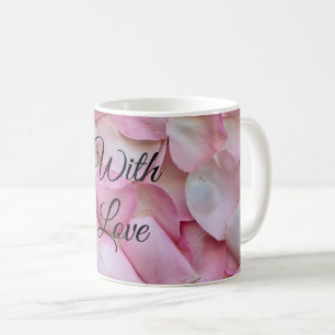 Mug Pétales de rose romantique