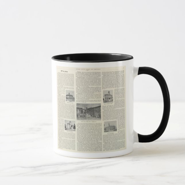 Mug Petaluma, Californie (Droite)