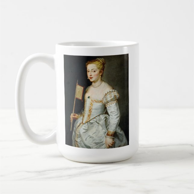 Mug Peter Paul Rubens Portrait d'une dame (Gauche)