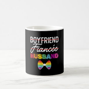 Mug Petit ami Fiancé Mariage gay Marié Mari LGBTQ