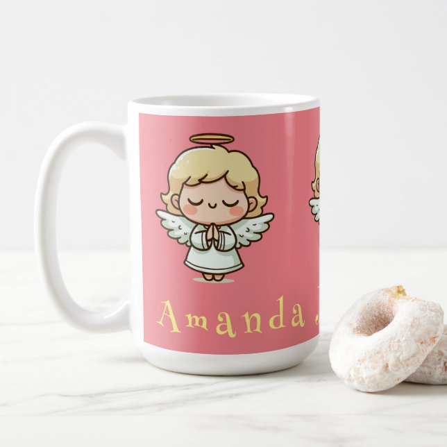 Mug Petit ange priant (Avec donut)