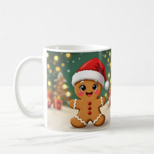 Mug Petit bonhomme en pain d'épices mignon avec un cha