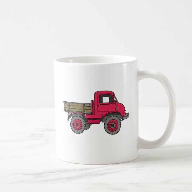 Mug Petit camion rouge (Droite)