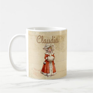 Mug Petit Caroleur victorien Noël personnalisé