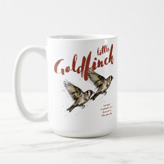 Mug Petit chardonneret Art de l'oiseau inspirant