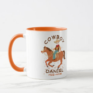 Mug Petit cow-boy cool et cheval fête d'anniversaire