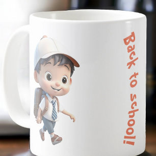 Mug Petit garçon de retour à l'école