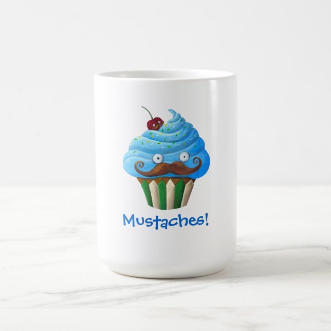 Mug Petit gâteau Mustached doux (Centre)