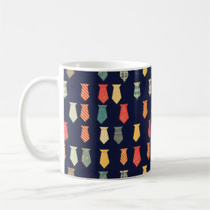Mug Petit Motif Cravate coloré