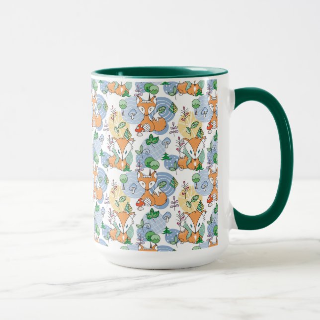 Mug Petit motif mignon de Fox (Droite)
