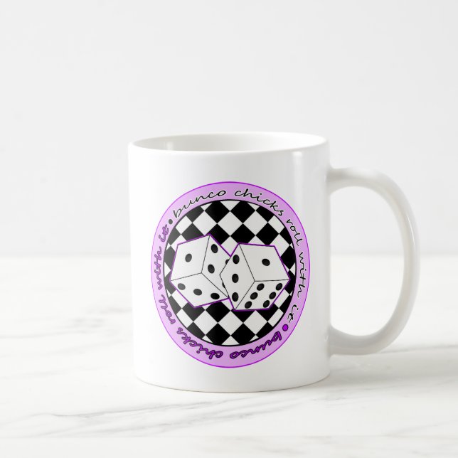 Mug Petit pain de poussins de Bunco avec lui - pourpre (Droite)