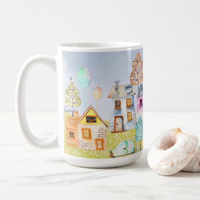 Mug Petit paysage (Avec donut)