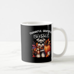 Mug Petit Schnauzer Chien Citrouille épice Happy Fall