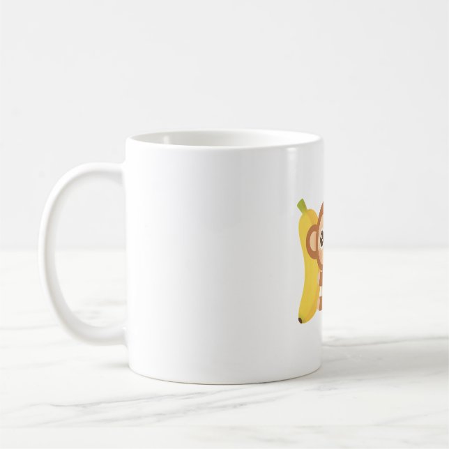 Mug Petit singe mignon et banane (Gauche)